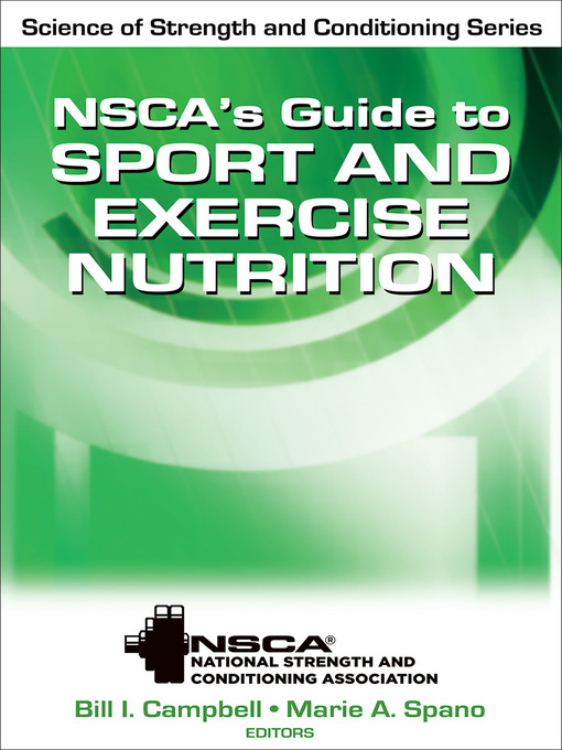 Cover image for NSCA's Guide to Sport and Exercise Nutrition